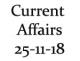 Current Affairs 25th November 2018