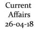 Current Affairs 26th April 2018