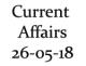 Current Affairs 26th May 2018