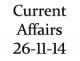Current Affairs 26th November 2014