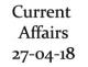Current Affairs 27th April 2018