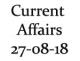 Current Affairs 27th August 2018