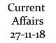 Current Affairs 27th November 2018