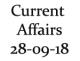 Current Affairs 28th September 2018