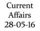 Current Affairs 28th May 2016
