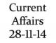 Current Affairs 28th November 2014