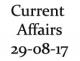 Current Affairs 29th August 2017