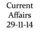 Current Affairs 29th November 2014