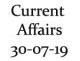 Current Affairs 30th July 2019