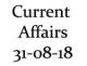 Current Affairs 31st August 2018