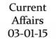Current Affairs 3rd January 2014