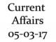 Current Affairs 5th March 2017