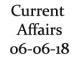 Current Affairs 6th June 2018
