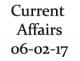 Current Affairs 6th January 2017