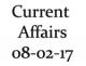 Current Affairs 8th February 2017