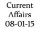 Current Affairs 8th January 2015