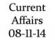 Current Affairs 8th November 2014