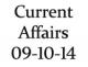 Current Affairs 9th October 2014