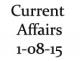 Current Affairs 1st August 2015