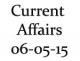 Current Affairs 6th May 2015