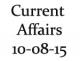 Current Affairs 10th August 2015