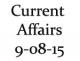 Current Affairs 9th August 2015