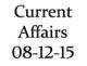 Current Affairs 8th December 2015