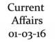 Current Affairs 6th October 2015