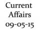 Current Affairs 9th May 2015