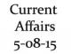 Current Affairs 5th August 2015