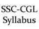 SSC CGL Syllabus 2014 - 2015