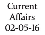 Current Affairs 2nd May 2016