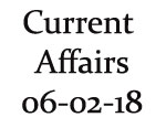 Current Affairs 6th February 2018