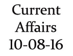 Current Affairs 10th August 2016