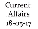 Current Affairs 18th May 2017
