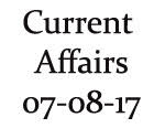 Current Affairs 7th August 2017