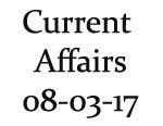 Current Affairs 8th March 2017