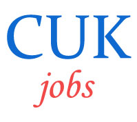 Teaching Jobs in Central University of Kashmir