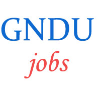 Assistant Professor Jobs in GNDU