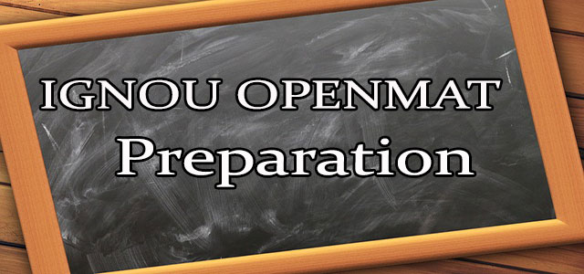 Tips: IGNOU OPENMAT Entrance Exam