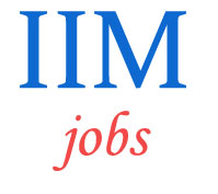 Teaching Jobs in IIM
