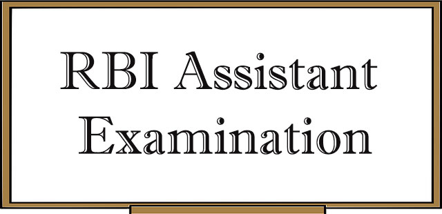 RBI Assistant Examination - Admit Card Information