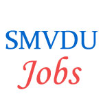 Teaching Jobs in SMVDU
