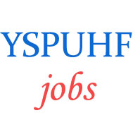 Non-Teaching Jobs in Dr. Yashwant Singh Parmar  University Solan