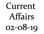Current Affairs 2nd August 2019