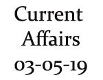 Current Affairs 3rd May 2019