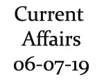 Current Affairs 6th July 2019