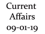 Current Affairs 9th January 201