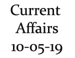 Current Affairs 10th May 2019 