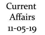 Current Affairs 11th May 2019 
